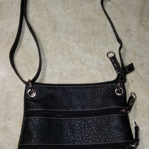 Rosetti foux leather handbag,black - Picture 2 of 4
